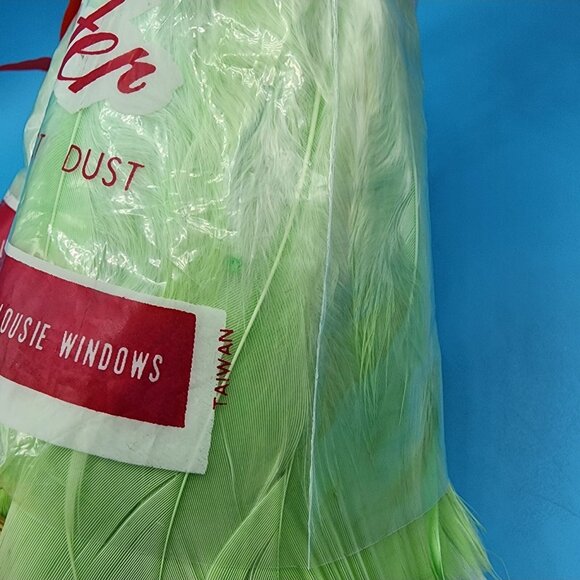 1970s Good Luck Kitchen Witch Feather Duster Kitsch Vintage Folk Art Deco Taiwan - Picture 9 of 13